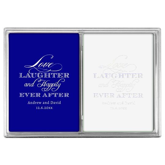 Love Laughter Ever After Double Deck Playing Cards