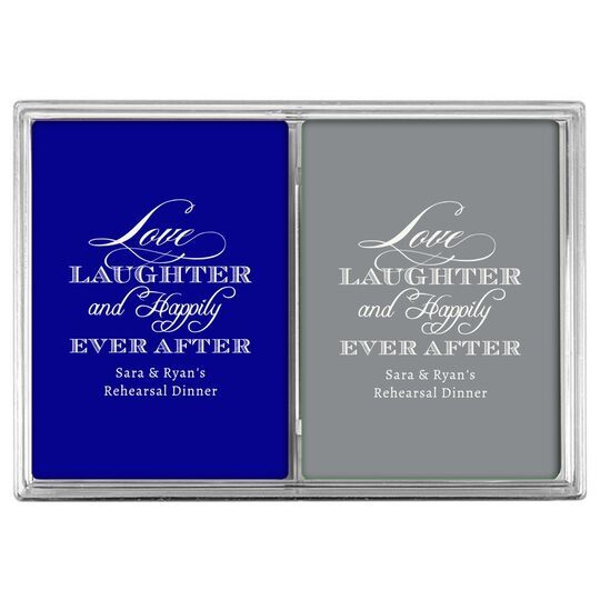 Love Laughter Ever After Double Deck Playing Cards