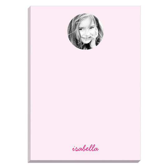 Circle Photo Notepad