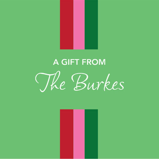 Christmas Stripe Gift Stickers