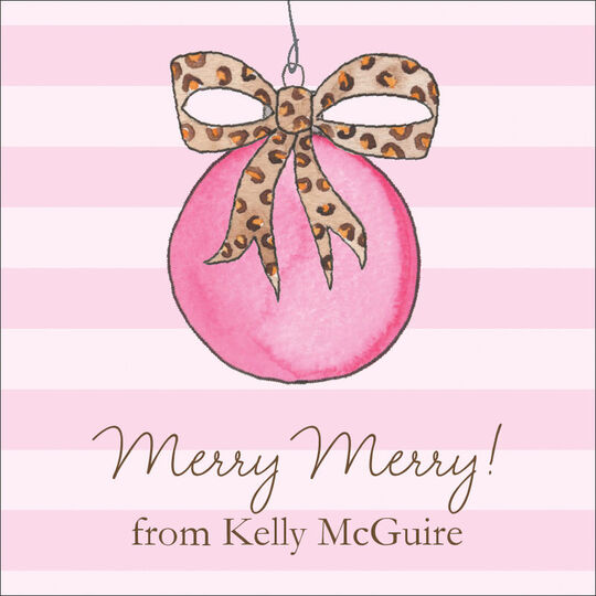 Wild Holiday Gift Stickers