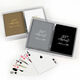 Pick Your Elegant Anniversary Year Double Deck Playing Cards Image 1 of 2