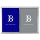 Pick Your Single Initial with Text Double Deck Playing Cards Image 3 of 4