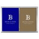 Pick Your Single Initial with Text Double Deck Playing Cards Image 4 of 4