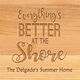 Everything's Better at the Shore Small 10-inch Wood Bar Board Image 3 of 3