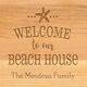 Welcome to Our Beach House Bar Small 10-inch Wood Bar Board Image 3 of 3