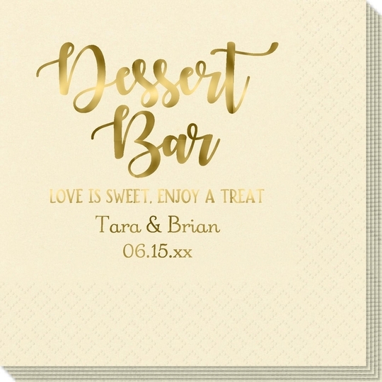 Dessert Bar Napkins