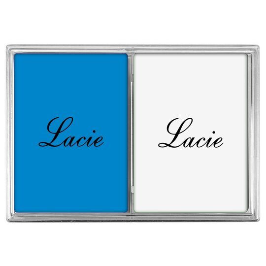 Design Your Own Big Name Double Deck Playing Cards