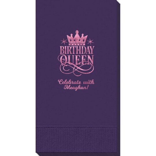 Birthday Queen Guest Towels