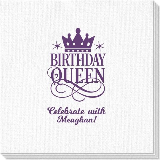 Birthday Queen Deville Napkins