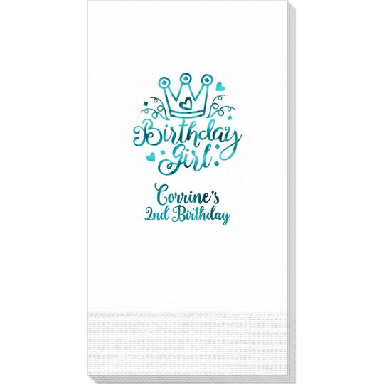 Birthday Girl Guest Towels
