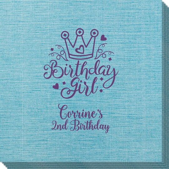 Birthday Girl Bamboo Luxe Napkins