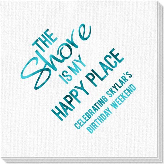 The Shore Is My Happy Place Deville Napkins