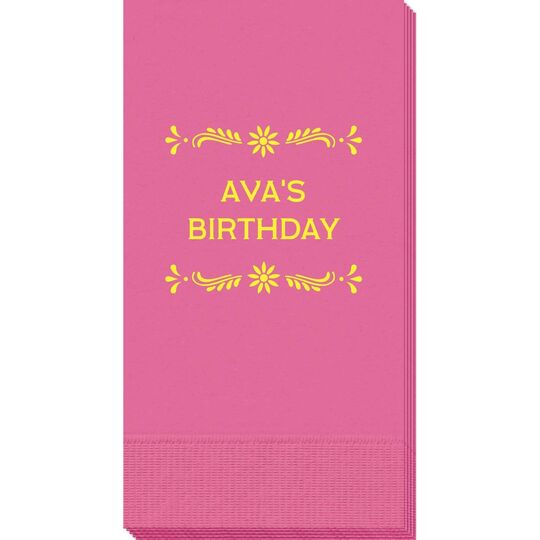 Fiesta Frame Guest Towels