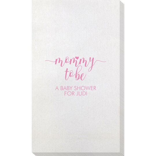 Mommy to Be Bamboo Luxe Guest Towels