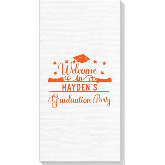 Graduation Party Deville Guest Towels