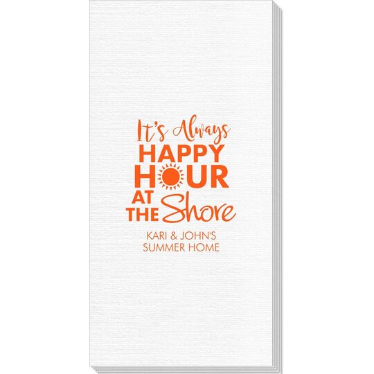 It's Always Happy Hour at the Shore Deville Guest Towels