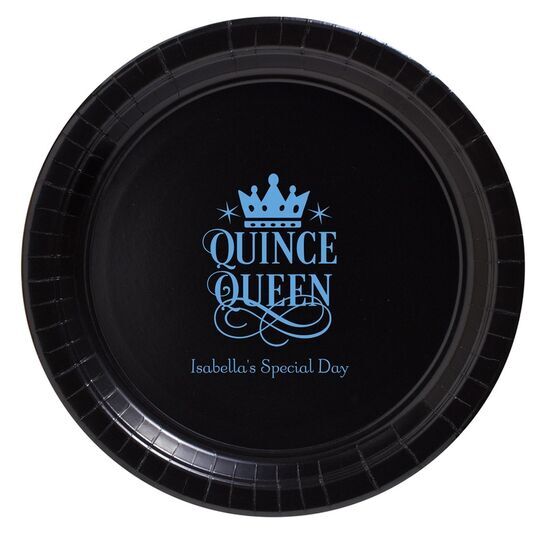 Quince Queen Paper Plates