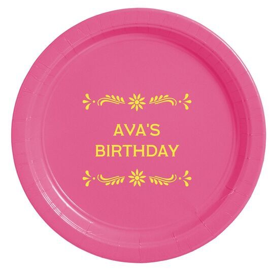 Fiesta Frame Paper Plates