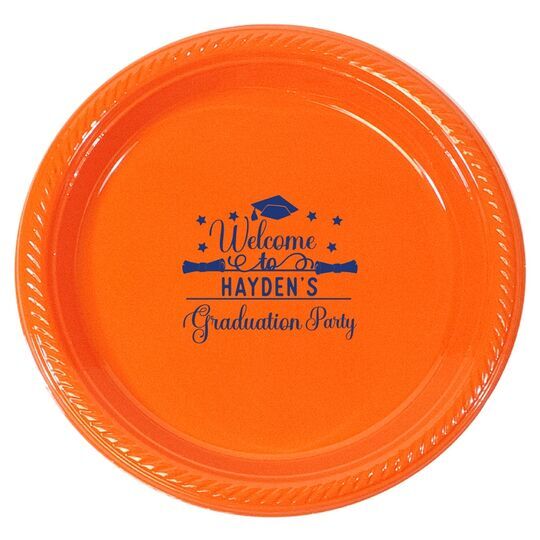 Graduation Party Plastic Plates