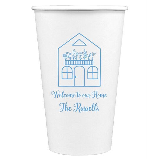 Garden House Paper Coffee Cups