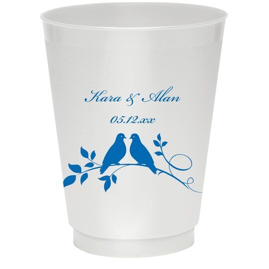 Birds on a Branch Colored Shatterproof Cups