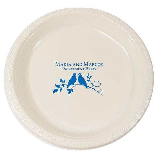 Birds on a Branch Plastic Plates