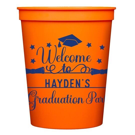 Graduation Party Stadium Cups