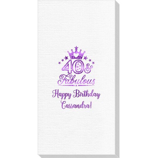 40 & Fabulous Crown Deville Guest Towels