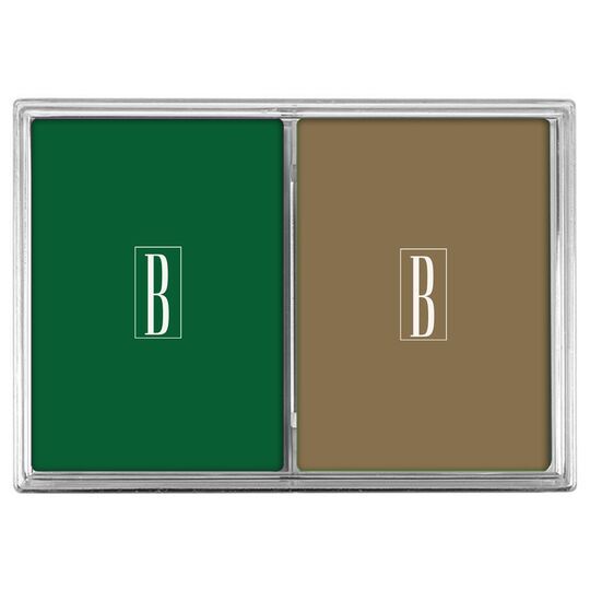 Contempo Monogram Double Deck Playing Cards