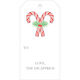 Candy Cane Stripes Large Hanging Gift Tags Image 3 of 3