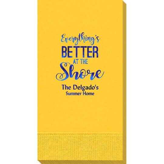 Everything's Better at the Shore Guest Towels