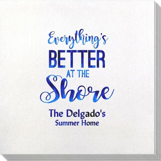 Everything's Better at the Shore Bamboo Luxe Napkins