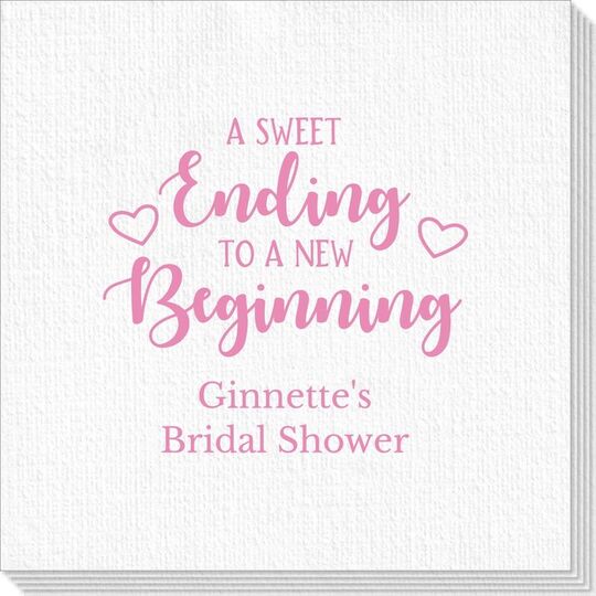 A Sweet Ending to a New Beginning Deville Napkins