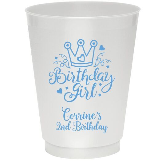 Birthday Girl Colored Shatterproof Cups