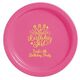 Birthday Girl Paper Plates Image 1 of 2