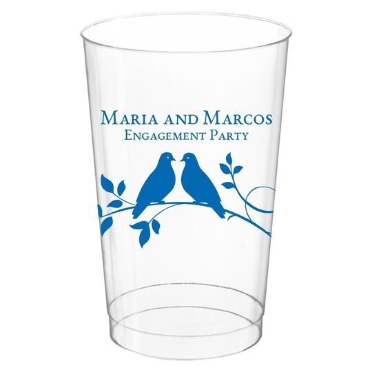 Birds on a Branch Clear Plastic Cups
