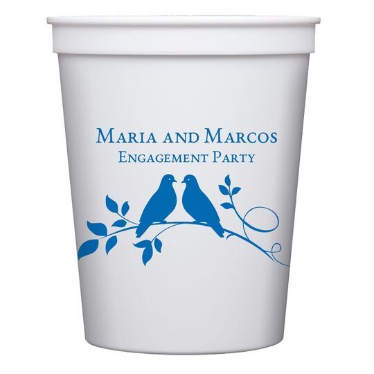 Birds on a Branch Stadium Cups