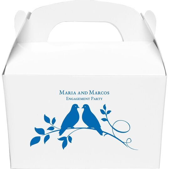 Birds on a Branch Gable Favor Boxes