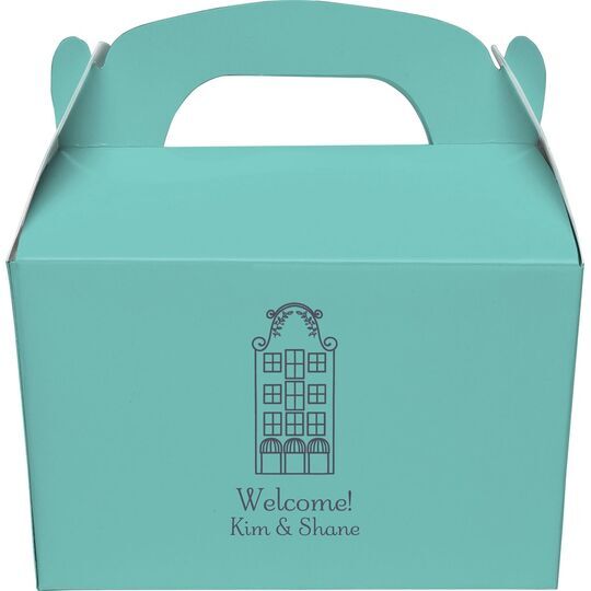 Sweet Apartment Gable Favor Boxes