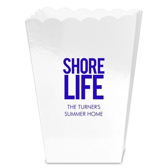 Shore Life Mini Popcorn Boxes