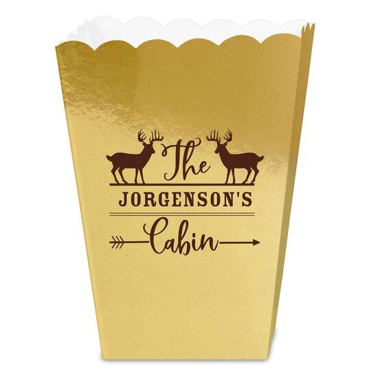 Family Cabin Mini Popcorn Boxes