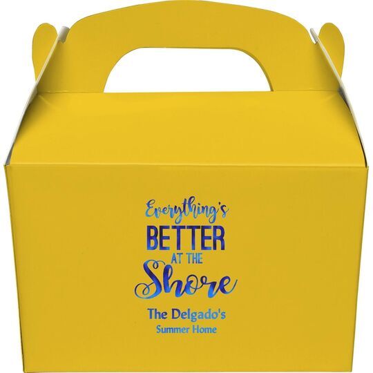 Everything's Better at the Shore Gable Favor Boxes