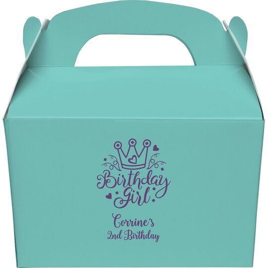 Birthday Girl Gable Favor Boxes