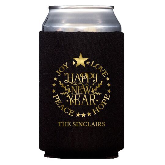 Happy New Year Collapsible Huggers