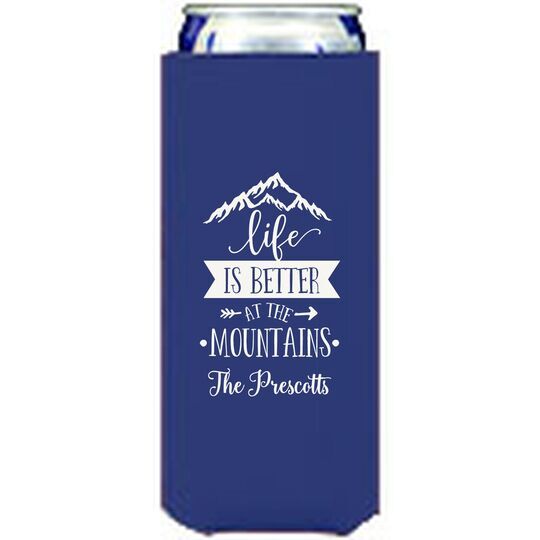 Life is Better at the Mountains Collapsible Slim Huggers