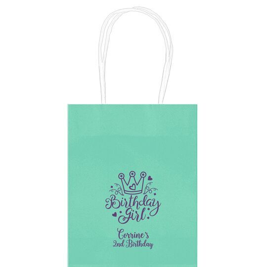 Birthday Girl Mini Twisted Handled Bags