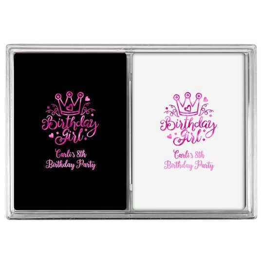 Birthday Girl Double Deck Playing Cards