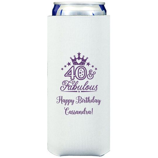 40 & Fabulous Crown Collapsible Slim Huggers