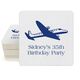Narrow Airliner Square Coasters Image 1 of 2